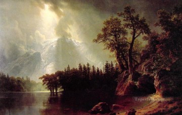  Tormenta Arte - Tormenta que pasa sobre Sierra Nevada Albert Bierstadt